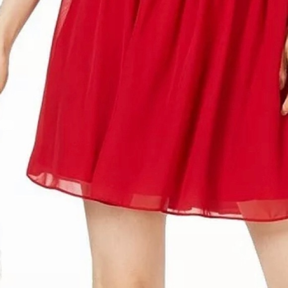 B. Darlin A-Line pleated chiffon skirt NWT 11/12 - Picture 2 of 3